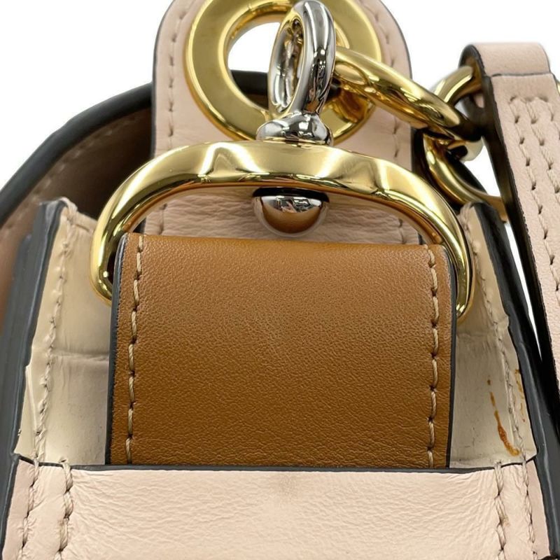 クロエ ハンドバッグ テス TESS スモール クロコ型押しレザー CHC19SS153A876J5 Chloe 2way