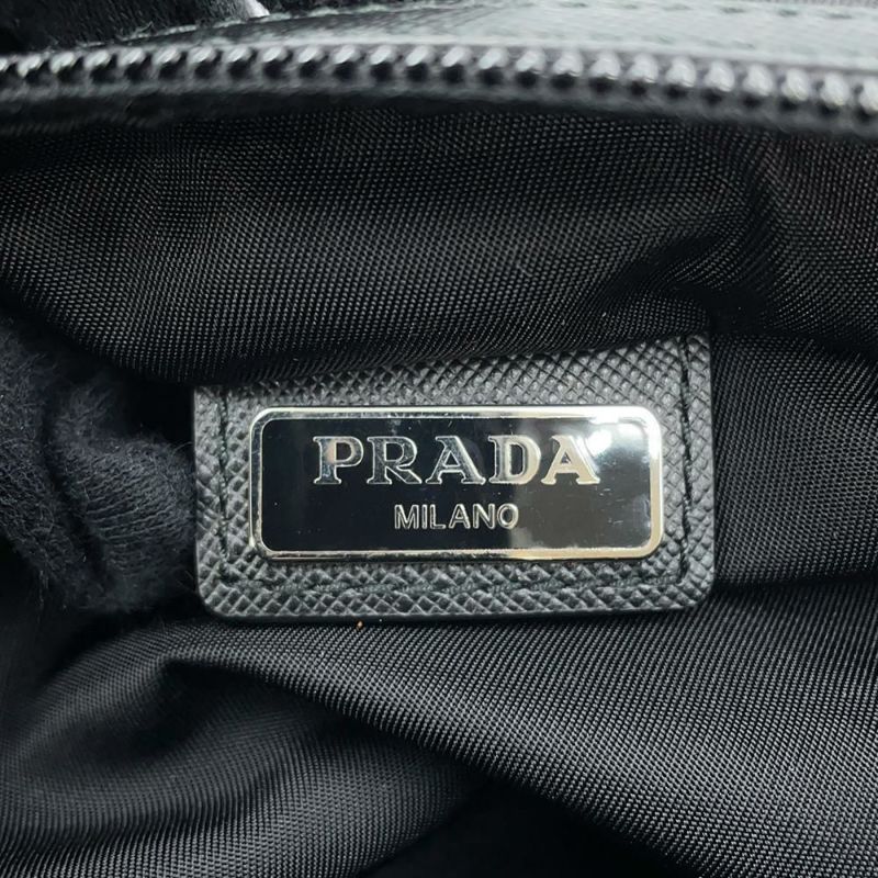 プラダ ポーチ Re-Nylon トラベルポーチ ナイロン 2NA030 PRADA 小物入れ 黒 旅行