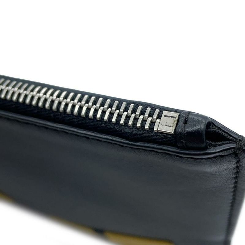 フェンディ クラッチバッグ モンスター バグズ アイ スリム クラッチ 7N0078 FENDI セカンドバッグ 黒