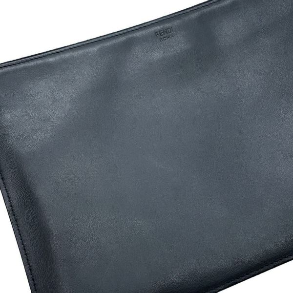 フェンディ クラッチバッグ モンスター バグズ アイ スリム クラッチ 7N0078 FENDI セカンドバッグ 黒