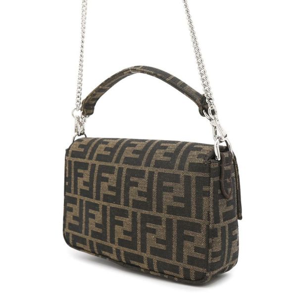 フェンディ ハンドバッグ ミニバゲット ミニリュウ 8BS017 FENDI 2wayチェーンショルダー ポケモン コラボ