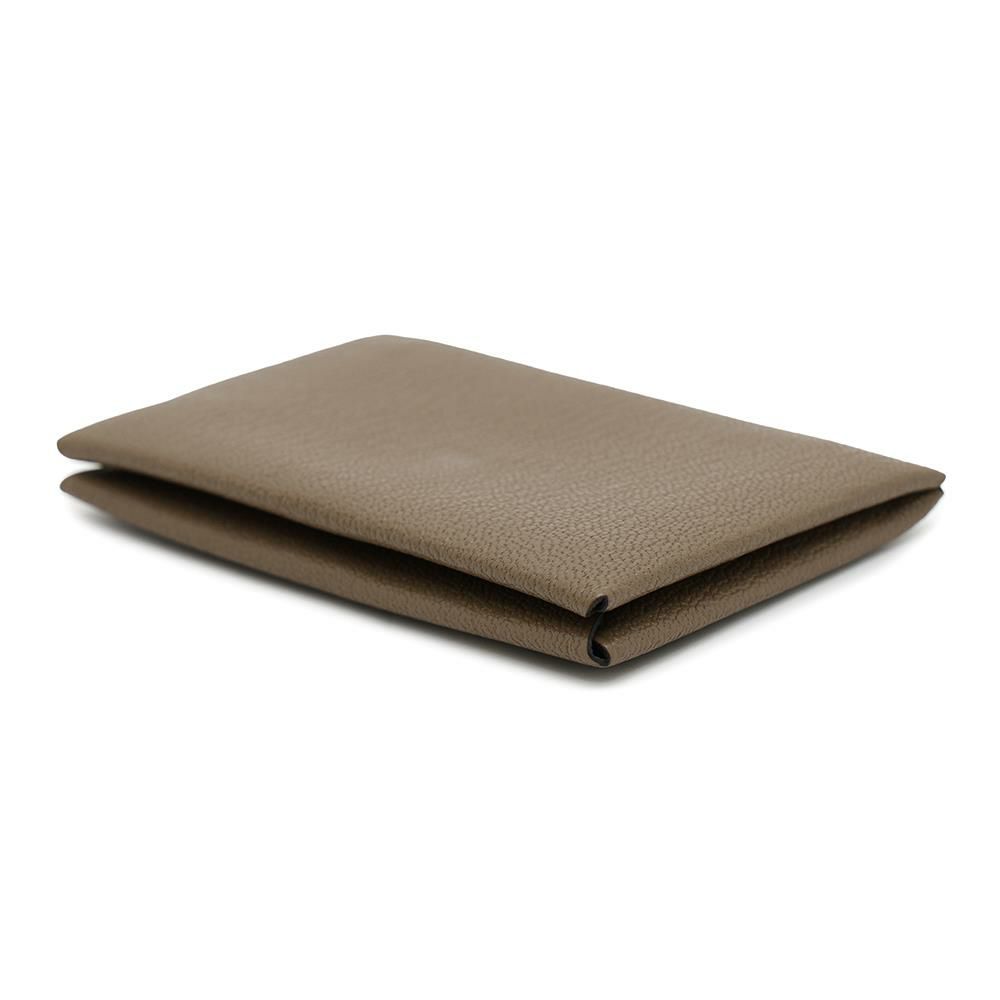 エルメス カードケース カルヴィ エトゥープ エプソン B刻印 HERMES 名刺入れ