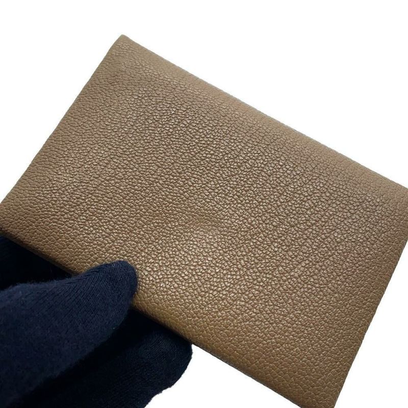 エルメス カードケース カルヴィ エトゥープ エプソン B刻印 HERMES 名刺入れ