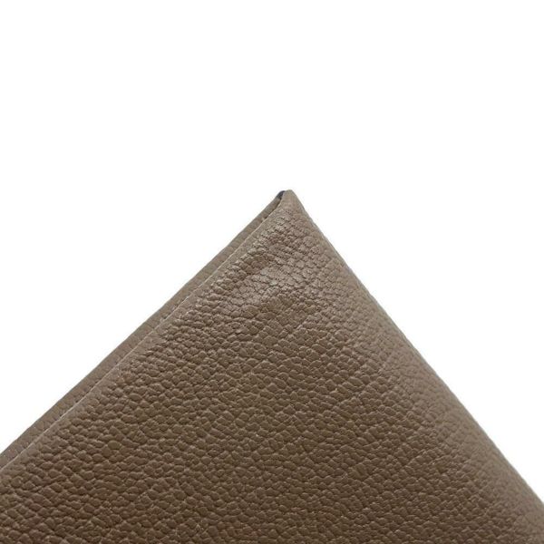 エルメス カードケース カルヴィ エトゥープ エプソン B刻印 HERMES 名刺入れ