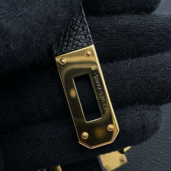 エルメス ケリーウォレット ロング トゥーゴー ブラック/ゴールド金具 エプソン B刻印 HERMES 黒
