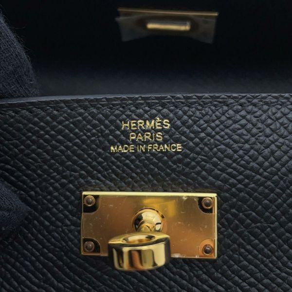 エルメス ケリーウォレット ロング トゥーゴー ブラック/ゴールド金具 エプソン B刻印 HERMES 黒