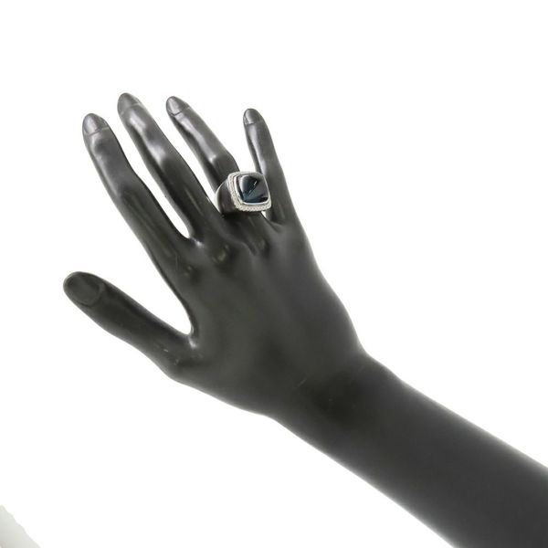 フレッド リング パン ドゥ スークル ラージ ブルーロンドントパーズ 18.5ct/ダイヤ 0.65ct/アメシスト/シトリン/シェル K18WG サイズ50