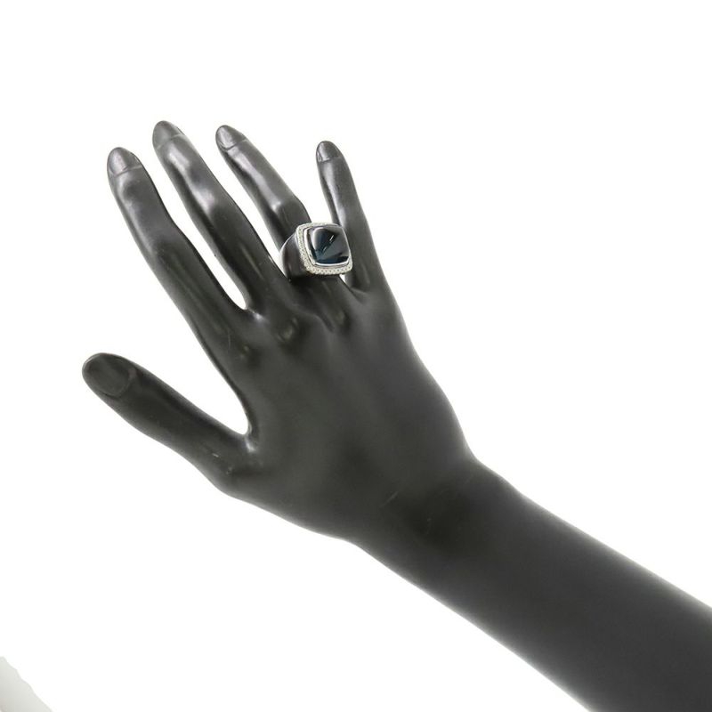 フレッド リング パン ドゥ スークル ラージ ブルーロンドントパーズ 18.5ct/ダイヤ 0.65ct/アメシスト/シトリン/シェル K18WG サイズ50