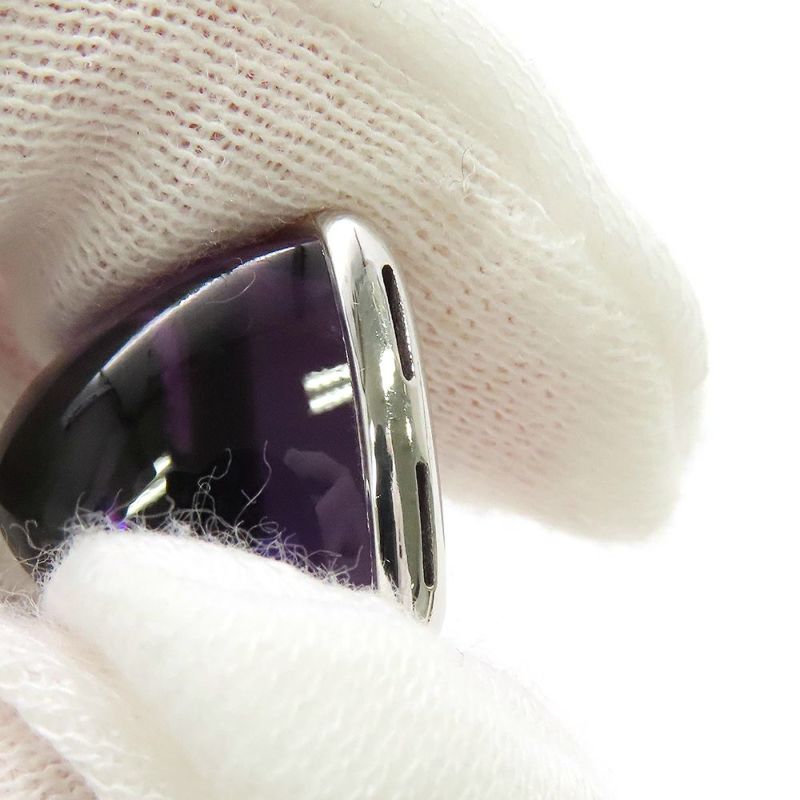 フレッド リング パン ドゥ スークル ラージ ブルーロンドントパーズ 18.5ct/ダイヤ 0.65ct/アメシスト/シトリン/シェル K18WG サイズ50