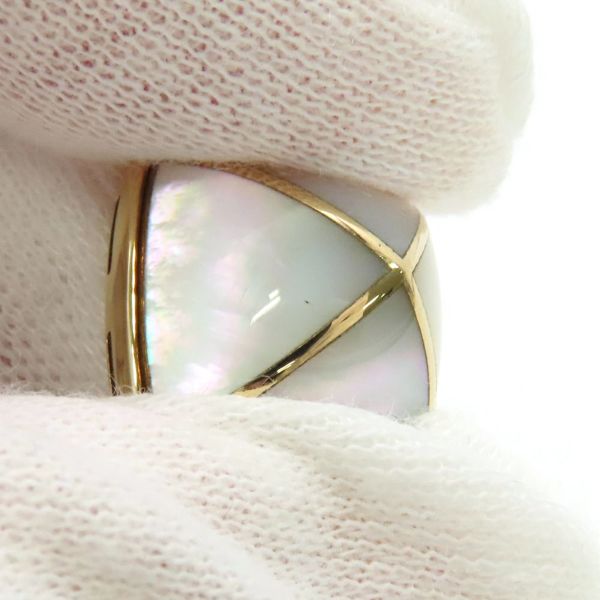 フレッド リング パン ドゥ スークル ラージ ブルーロンドントパーズ 18.5ct/ダイヤ 0.65ct/アメシスト/シトリン/シェル K18WG サイズ50