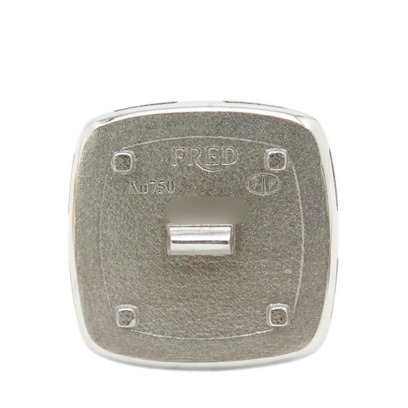 フレッド リング パン ドゥ スークル ラージ ブルーロンドントパーズ 18.5ct/ダイヤ 0.65ct/アメシスト/シトリン/シェル K18WG サイズ50