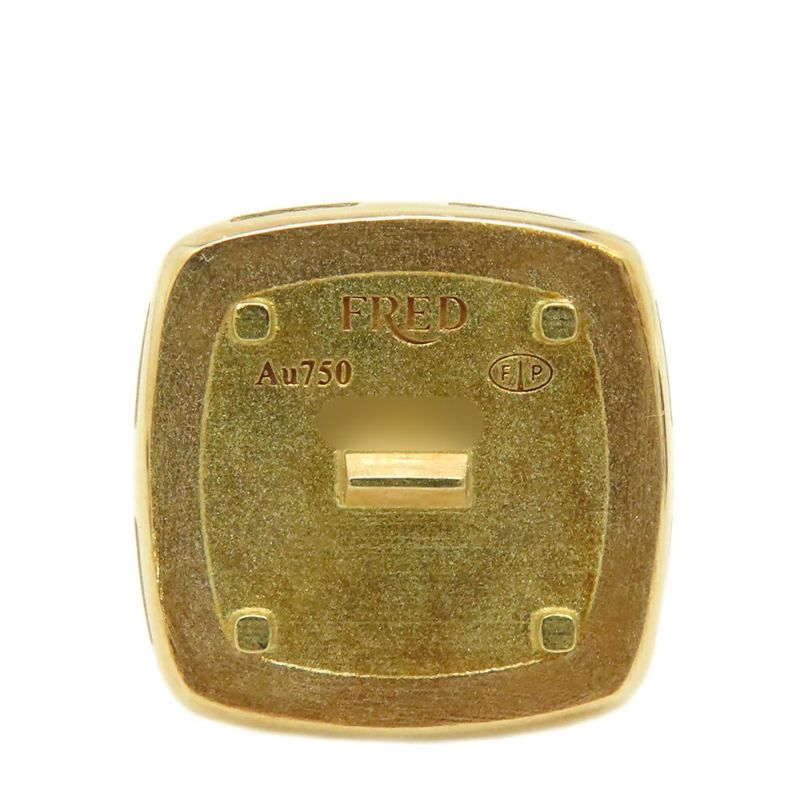 フレッド リング パン ドゥ スークル ラージ ブルーロンドントパーズ 18.5ct/ダイヤ 0.65ct/アメシスト/シトリン/シェル K18WG サイズ50