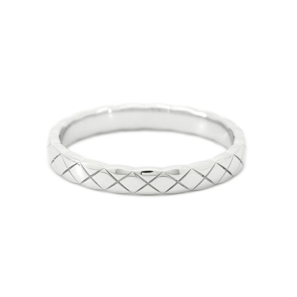 シャネル リング ココ クラッシュ リング ミニ K18WGホワイトゴールド リングサイズ62 J11793 CHANEL 指輪 ジュエリー