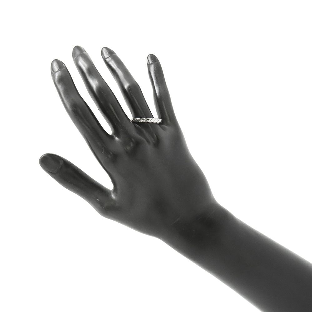 シャネル リング ココ クラッシュ リング ミニ K18WGホワイトゴールド リングサイズ62 J11793 CHANEL 指輪 ジュエリー