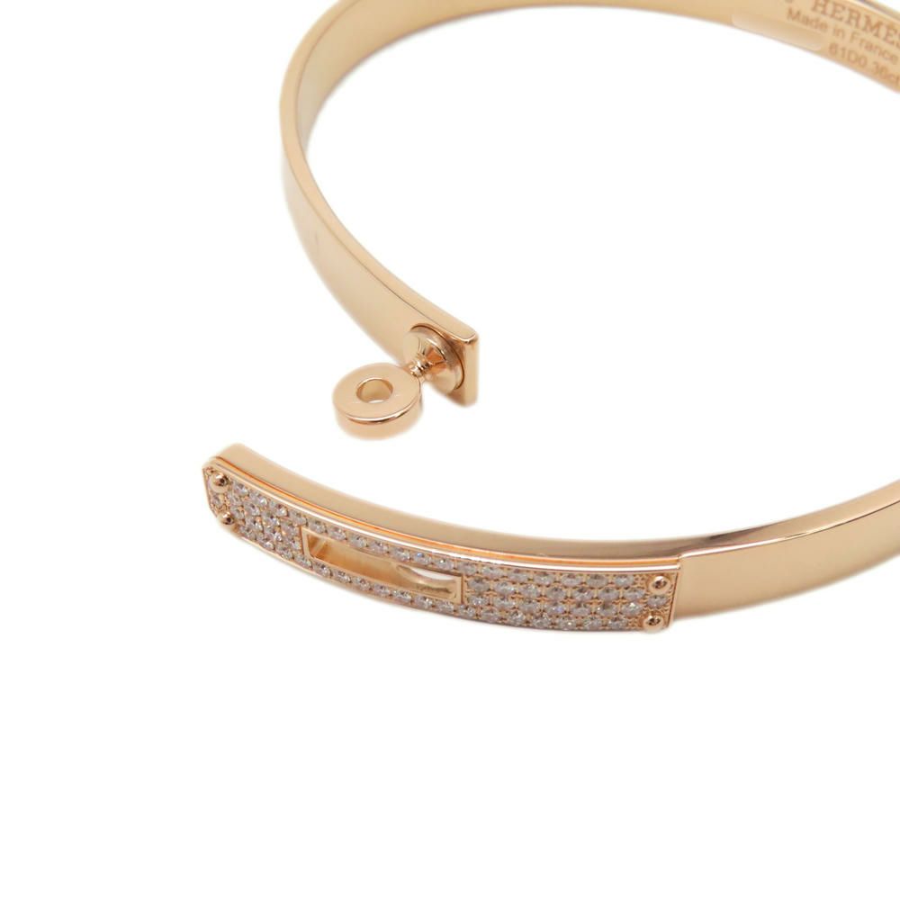 エルメス ブレスレット ケリー ブレスレット PM ダイヤモンド 61P 0.36ct K18PGピンクゴールド サイズSH HERMES バングル ジュエリー