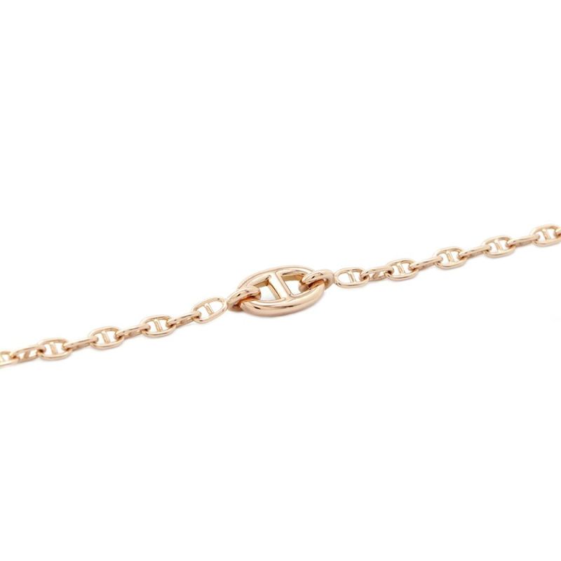 エルメス ブレスレット シェーヌダンクル ニューファランドールTPM K18PGピンクゴールド サイズSH HERMES ジュエリー