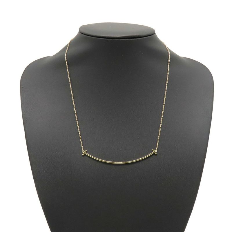 ティファニー ネックレス Tスマイル ペンダント ラージ K18YGイエローゴールド 60011652 Tiffany&Co. ジュエリー