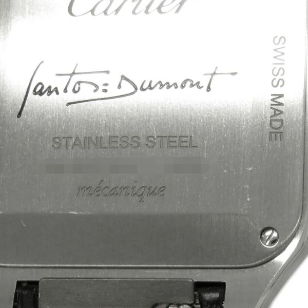 カルティエ サントス デュモン LM WSSA0046 Cartier 腕時計 黒文字盤