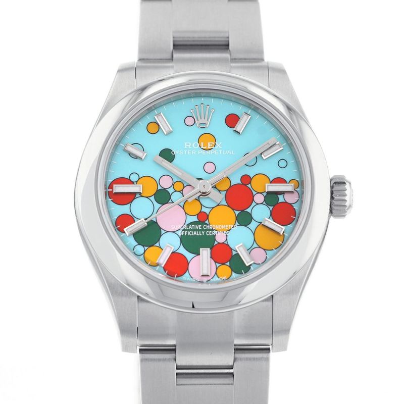 ロレックス オイスターパーペチュアル31 277200 ROLEX レディース ターコイズブルー文字盤 セレブレーション