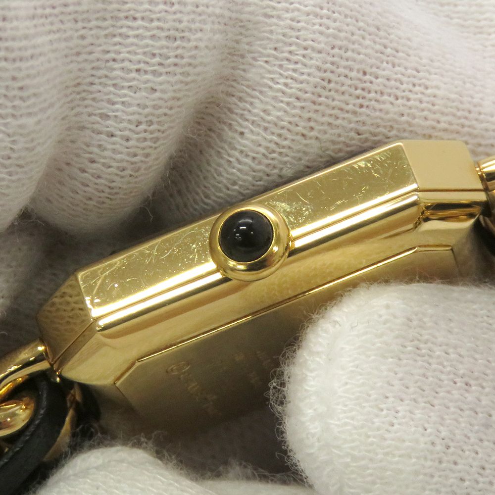 シャネル プルミエール M H0001 CHANEL 腕時計 クォーツ レディース 黒文字盤