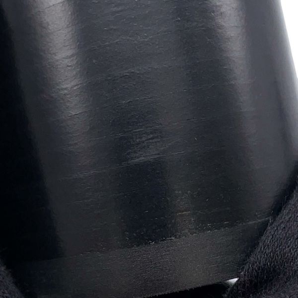 エルメス ロングブーツ フォンテーヌ60 ニット レディースサイズ37 HERMES 靴 黒