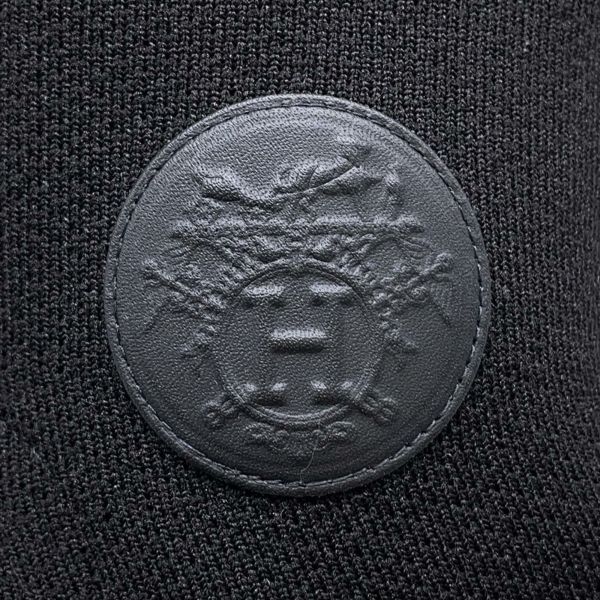エルメス ロングブーツ フォンテーヌ60 ニット レディースサイズ37 HERMES 靴 黒