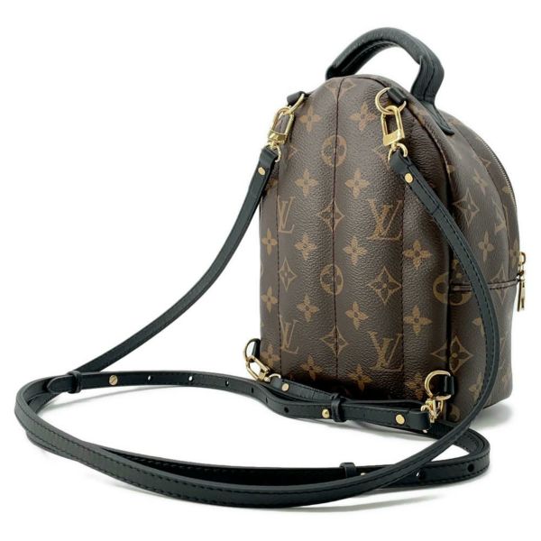 ルイヴィトン リュック モノグラム パームスプリングス バックパックMINI M44873 LOUIS VUITTON 黒 ブラック