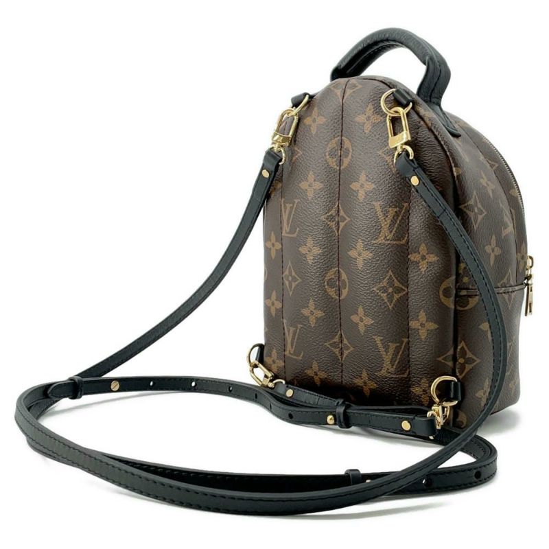 ルイヴィトン リュック モノグラム パームスプリングス バックパックMINI M44873 LOUIS VUITTON 黒 ブラック