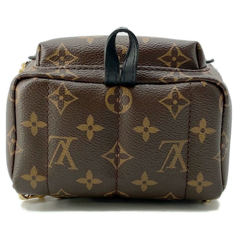 ルイヴィトン リュック モノグラム パームスプリングス バックパックMINI M44873 LOUIS VUITTON 黒 ブラック