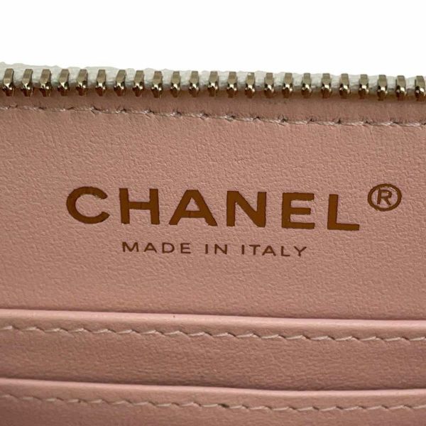 シャネル チェーンショルダーバッグ マトラッセ ココマーク シャイニー カーフスキン CHANEL バッグ 白