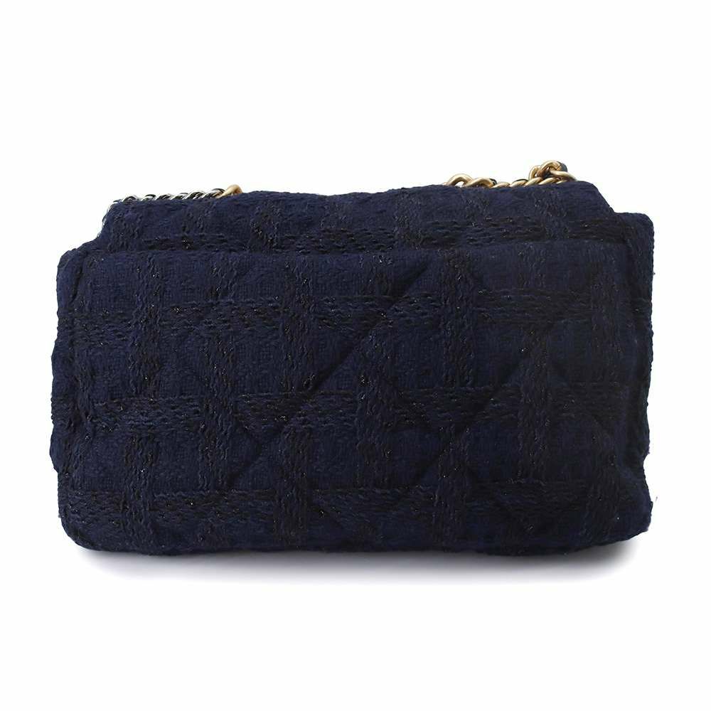 シャネル チェーンショルダーバッグ 19 マキシ フラップ ココマーク ツイード AS1162 CHANEL ハンドバッグ