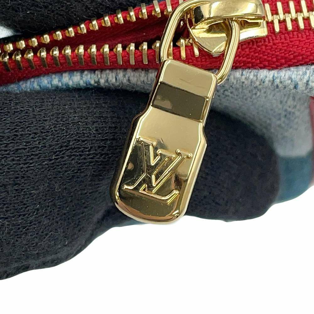 ルイヴィトン ポーチ モノグラム・デニム マイクロ・ポシェット・アクセソワール M68760 LOUIS VUITTON 小物入れ 小銭入れ