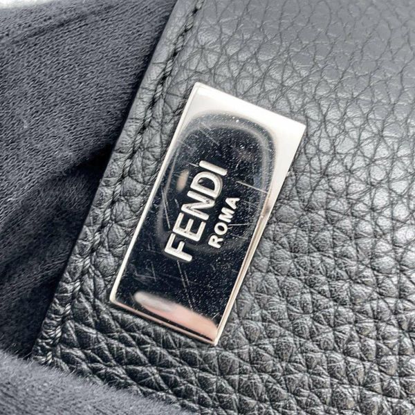 フェンディ ハンドバッグ ピーカブー ミニ エッセンシャル レザー 7VA506 FENDI 2wayショルダー 黒