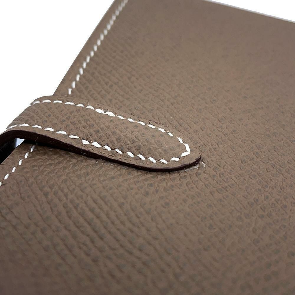 エルメス 長財布 ケリーウォレット ロング エトゥープ/シルバー金具 エプソン Y刻印 財布