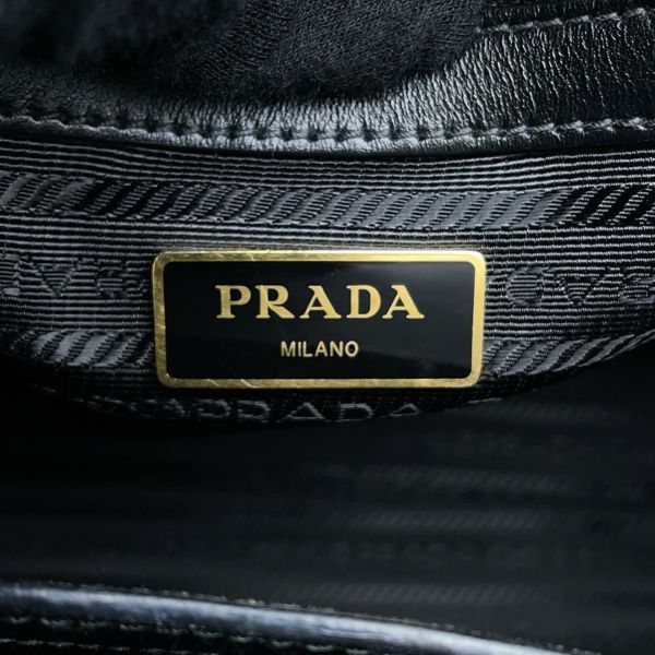 プラダ トートバッグ サフィアーノレザー 1BA227 PRADA 2wayショルダーバッグ 黒