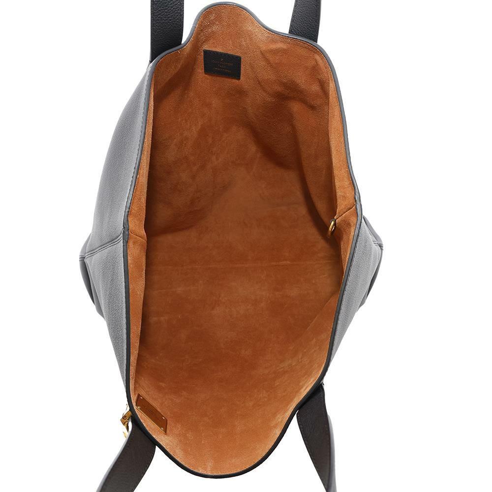 ルイヴィトン トートバッグ ロウキー・カバMM グレインカーフレザー M25341 LOUIS VUITTON ブラック 黒