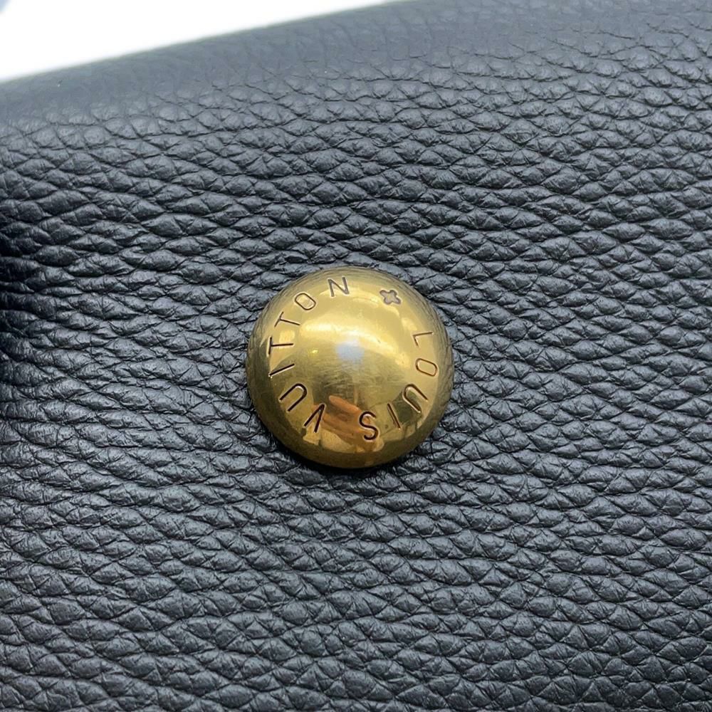 ルイヴィトン トートバッグ ロウキー・カバMM グレインカーフレザー M25341 LOUIS VUITTON ブラック 黒