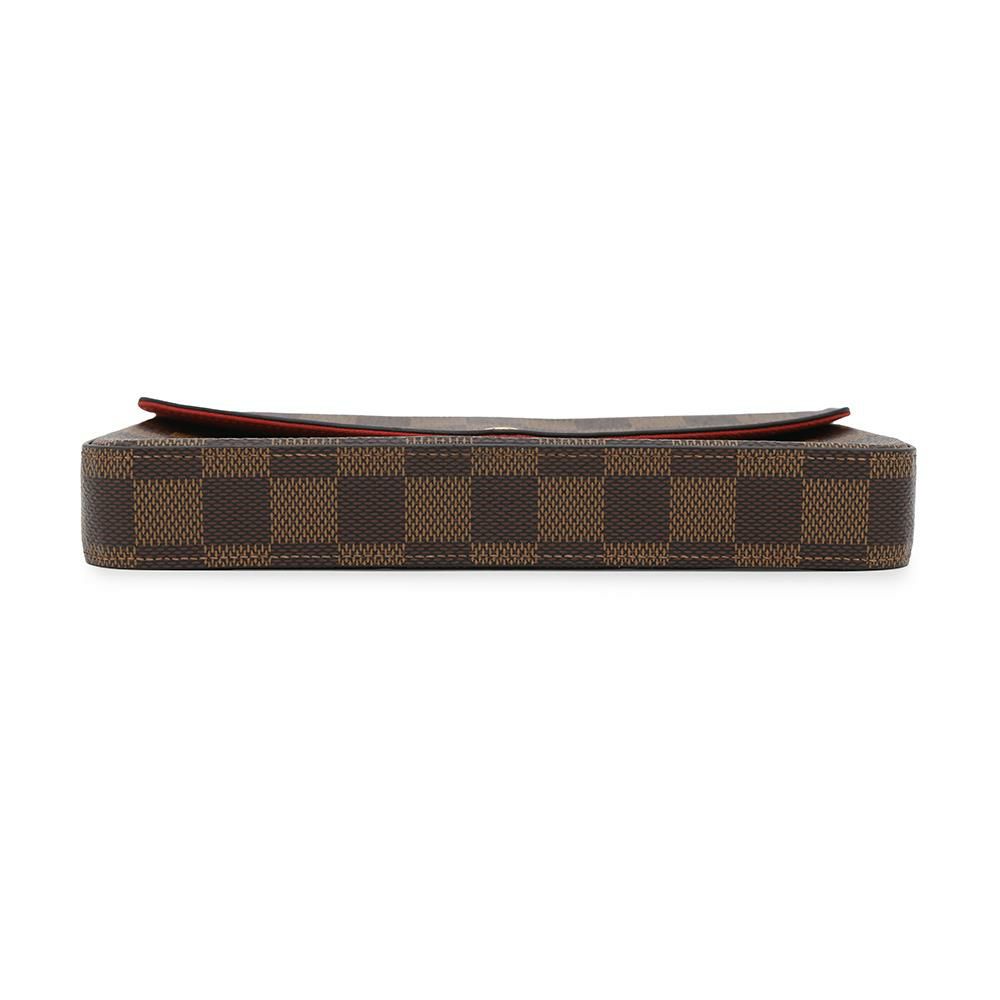 ルイヴィトン チェーンウォレット ダミエ・エベヌ ポシェット・フェリシー N40492 LOUIS VUITTON