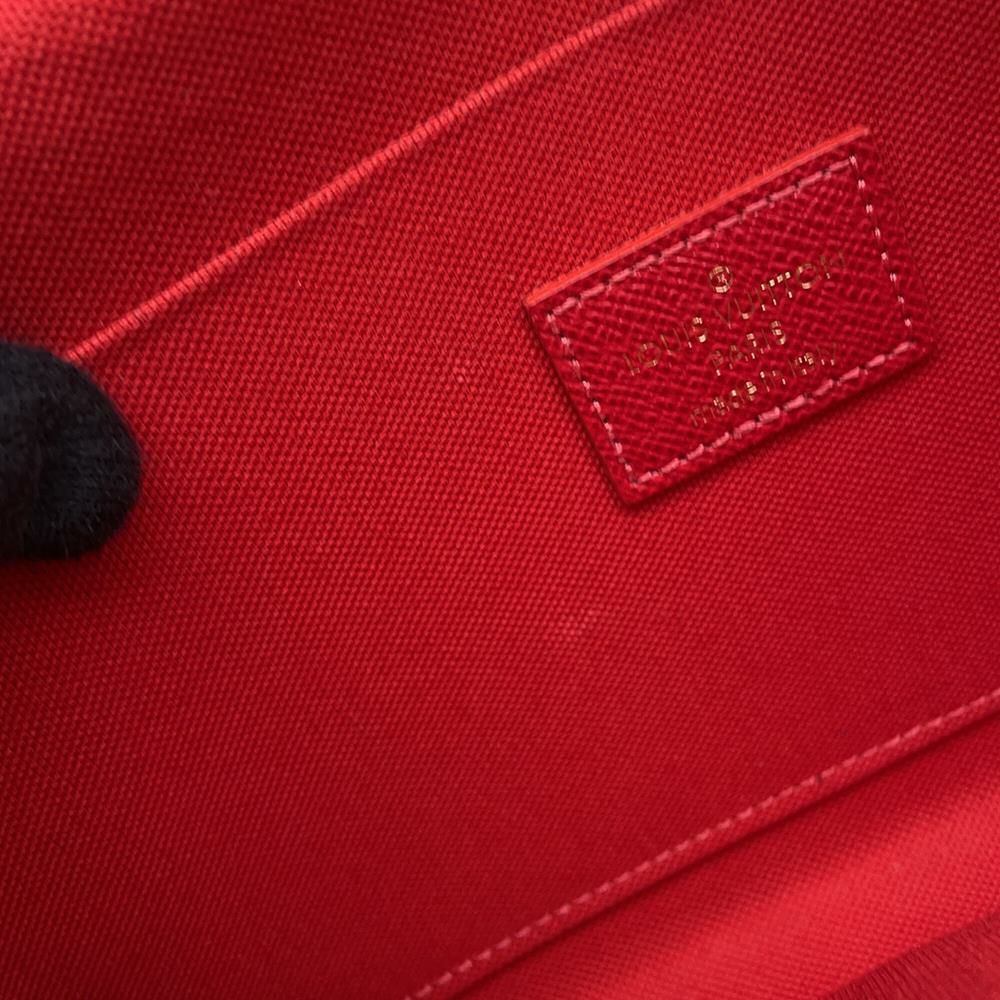 ルイヴィトン チェーンウォレット ダミエ・エベヌ ポシェット・フェリシー N40492 LOUIS VUITTON