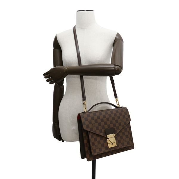 ルイヴィトン ハンドバッグ ダミエ・エベヌ モンソー SPO N48088 2wayショルダーバッグ スペシャルオーダー