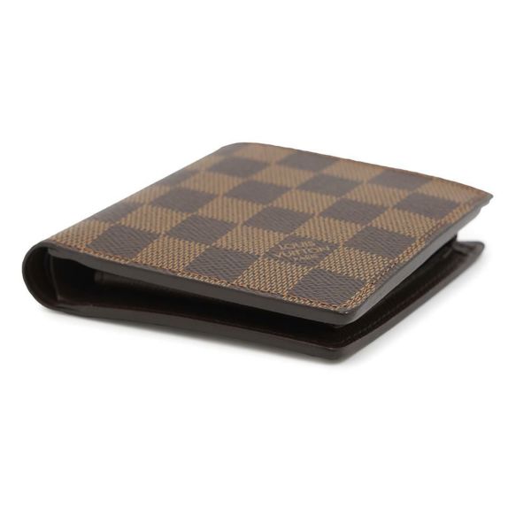 ルイヴィトン 二つ折り財布 ダミエ・エベヌ ポルトフォイユ・マルコ N61675 LOUIS VUITTON ヴィトン 財布