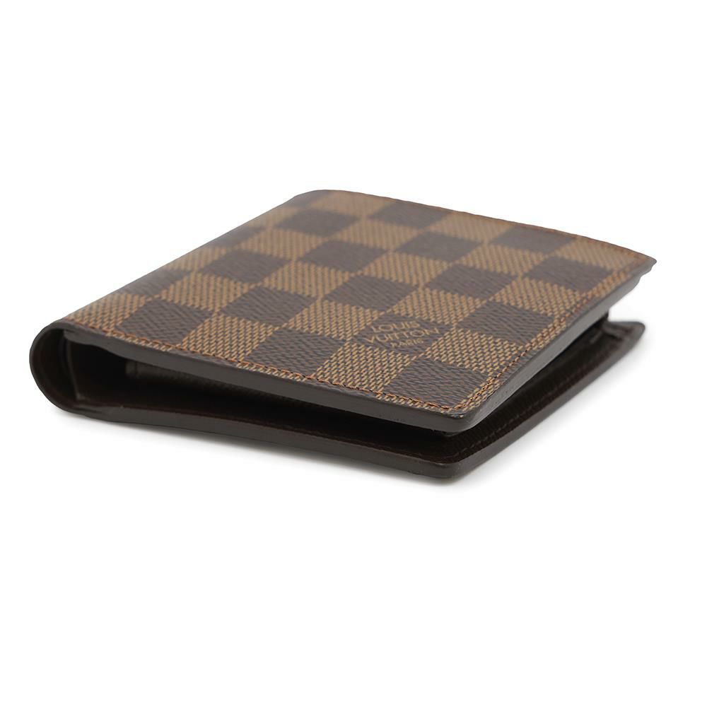 ルイヴィトン 二つ折り財布 ダミエ・エベヌ ポルトフォイユ・マルコ N61675 LOUIS VUITTON ヴィトン 財布
