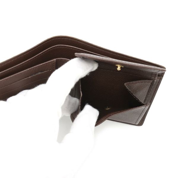 ルイヴィトン 二つ折り財布 ダミエ・エベヌ ポルトフォイユ・マルコ N61675 LOUIS VUITTON ヴィトン 財布