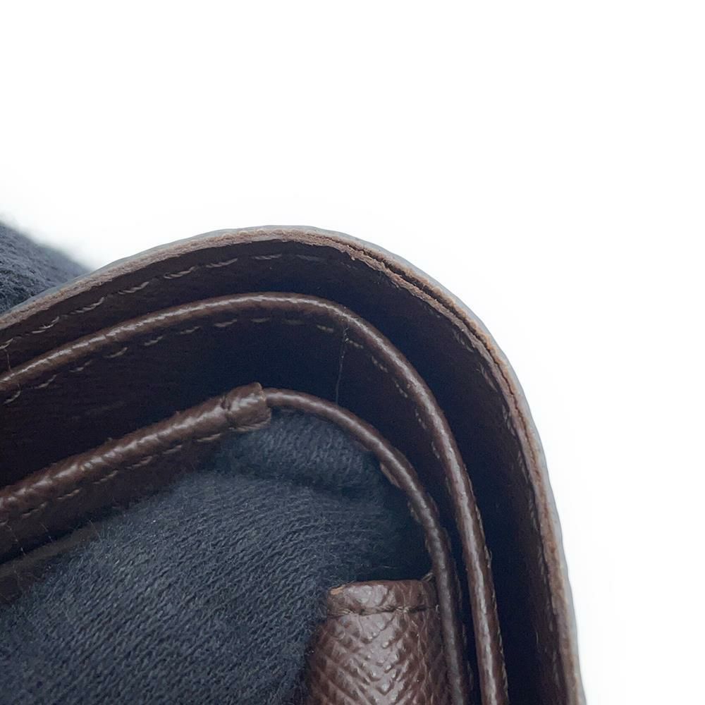 ルイヴィトン 二つ折り財布 ダミエ・エベヌ ポルトフォイユ・マルコ N61675 LOUIS VUITTON ヴィトン 財布