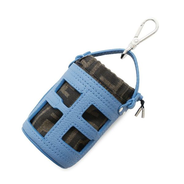 FENDI フェンディ☆ナノバゲットチャーム　ズッカ柄 フェンディ バッグチャーム ズッカ柄 バケットモチーフ