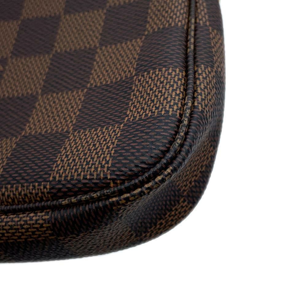 ルイヴィトン ポーチ ダミエ・エベヌ ミニ・ポシェット・アクセソワール N58009 LOUIS VUITTON ヴィトン アクセサリーポーチ