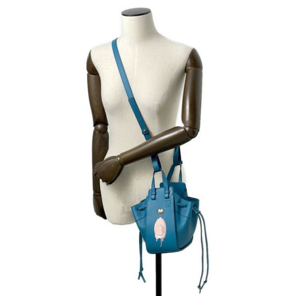 ロエベ ハンドバッグ ハンモック ミニ ジブリコラボ 千と千尋の神隠し 坊ネズミ A538V07X13 LOEWE 2wayショルダー