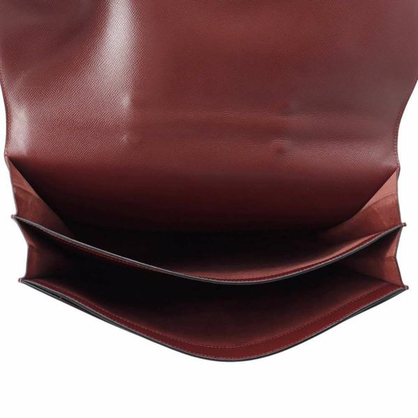 エルメス ビジネスバッグ サックアデペッシュ38 ルージュアッシュ/ゴールド金具 クシュベル □E刻印 メンズ