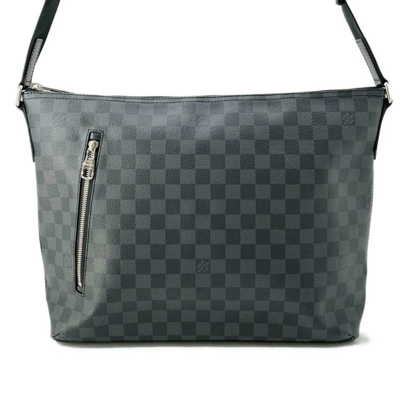 ルイヴィトン ショルダーバッグ ダミエ・グラフィット ミックMM N41106 LOUIS VUITTON 黒 ブラック