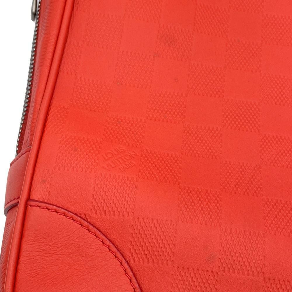 ルイヴィトン ビジネスバッグ ダミエ・アンフィニ ポルトドキュマン・ヴォワヤージュ PDV N41143 LOUIS VUITTON レッド